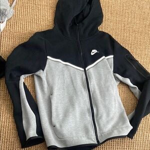 Nike Black and Gray Tech Fleece